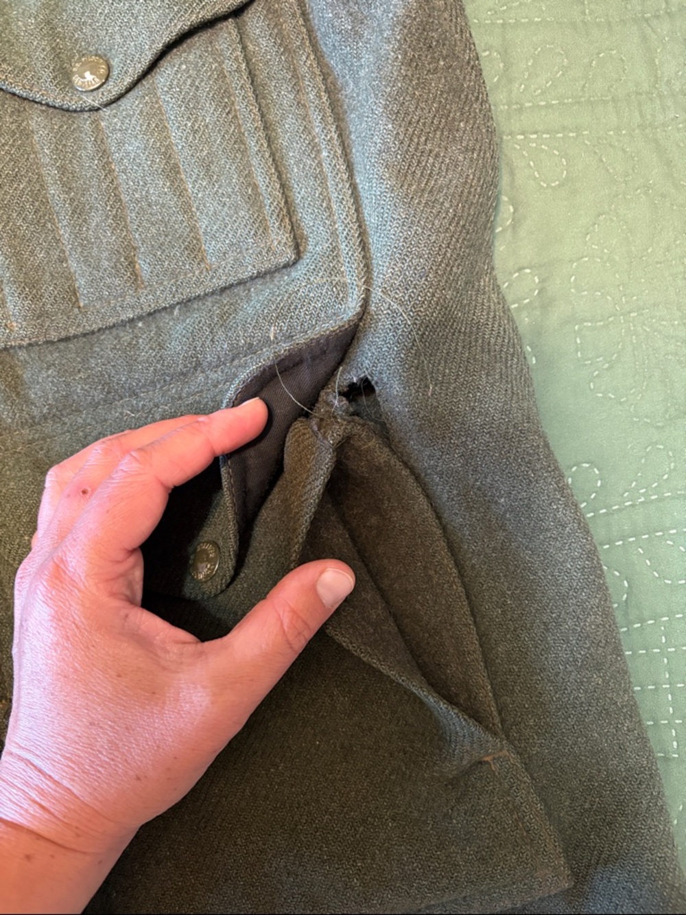 Vintage Filson mackinaw wool cruiser jacket - Picture 7 of 10